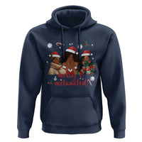 Melanin Christmas Hoodie Merry And Melanated Holiday Gift For Girl - Wonder Print Shop