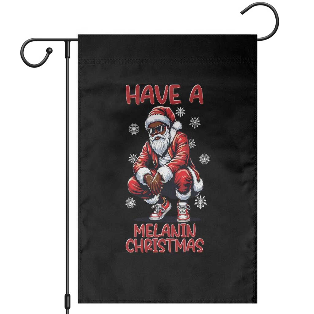 Have A Melanin Christmas Garden Flag Black Pride Xmas Gift - Wonder Print Shop