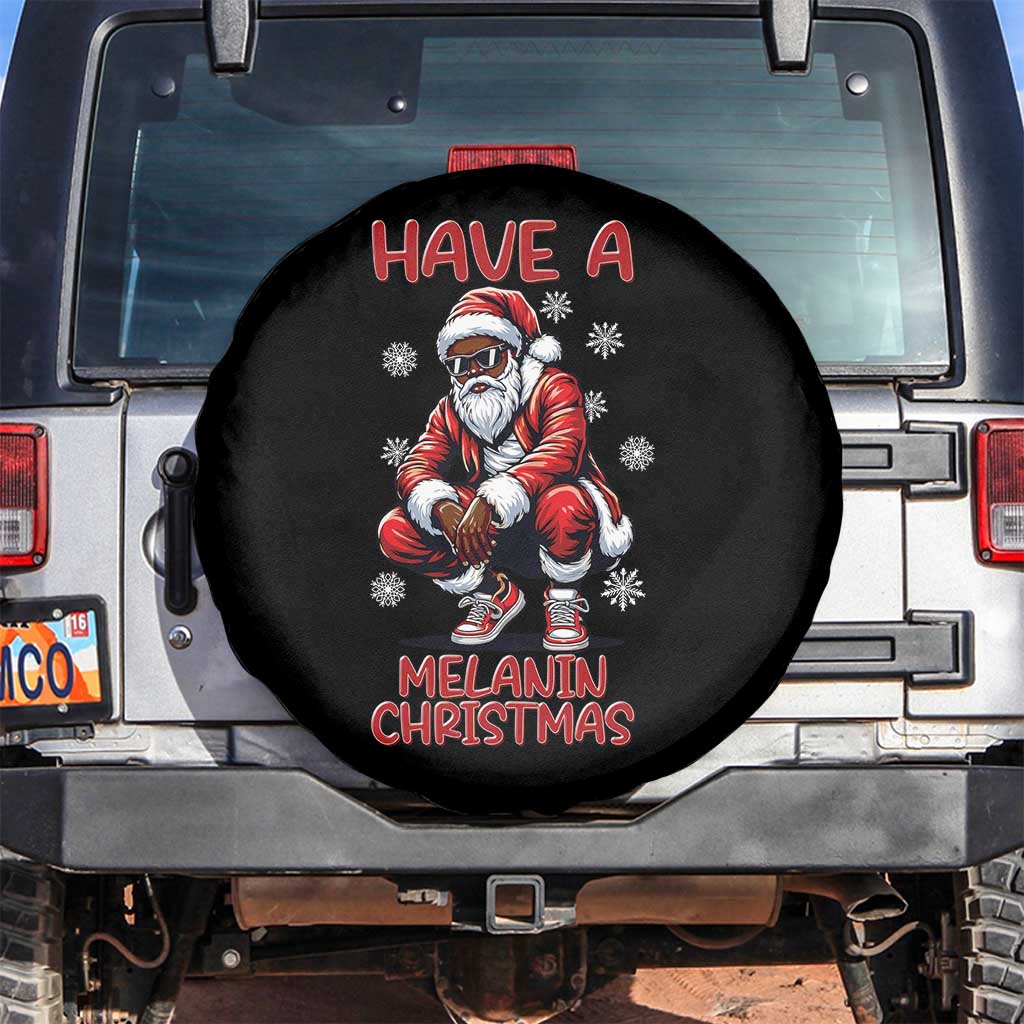 Have A Melanin Christmas Spare Tire Cover Black Pride Xmas Gift - Wonder Print Shop
