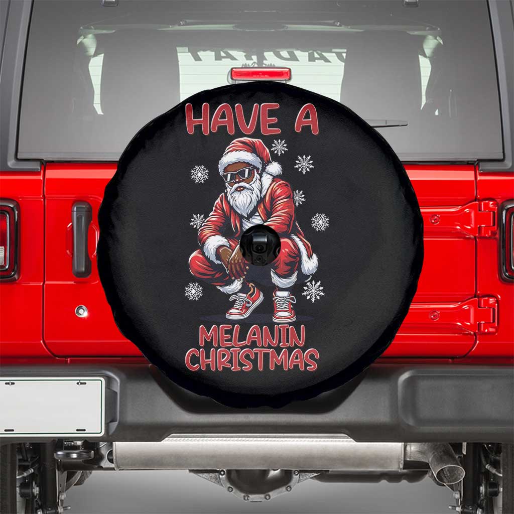 Have A Melanin Christmas Spare Tire Cover Black Pride Xmas Gift - Wonder Print Shop