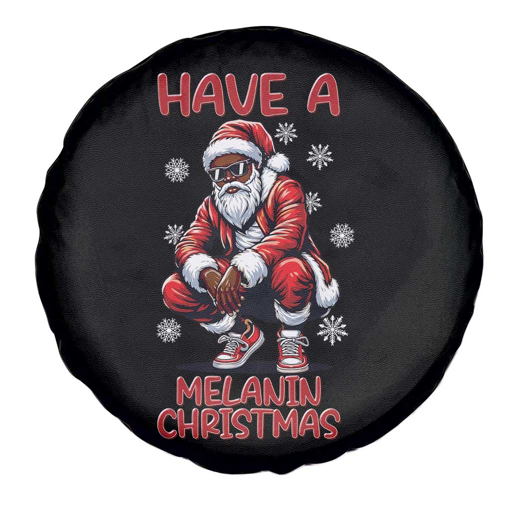 Have A Melanin Christmas Spare Tire Cover Black Pride Xmas Gift - Wonder Print Shop