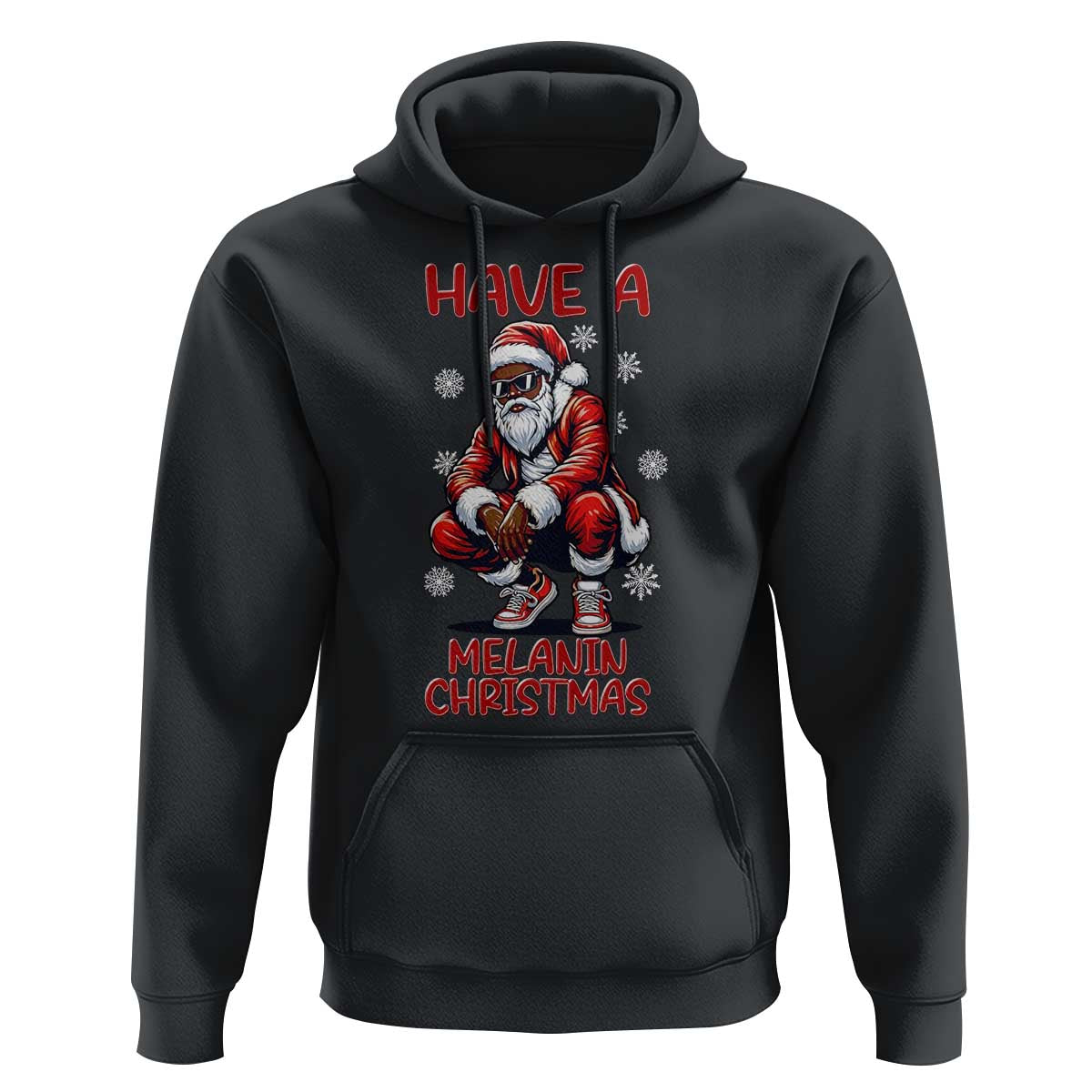 Have A Melanin Christmas Hoodie Black Pride Xmas Gift - Wonder Print Shop