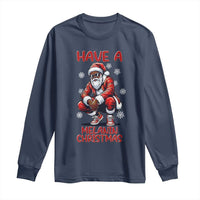 Have A Melanin Christmas Long Sleeve Shirt Black Pride Xmas Gift - Wonder Print Shop