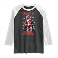 Have A Melanin Christmas Raglan Shirt Black Pride Xmas Gift - Wonder Print Shop