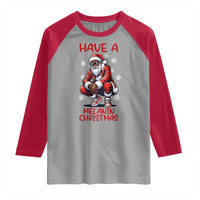 Have A Melanin Christmas Raglan Shirt Black Pride Xmas Gift - Wonder Print Shop