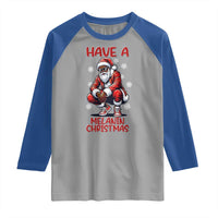 Have A Melanin Christmas Raglan Shirt Black Pride Xmas Gift - Wonder Print Shop