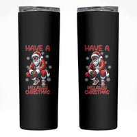 Have A Melanin Christmas Skinny Tumbler Black Pride Xmas Gift - Wonder Print Shop