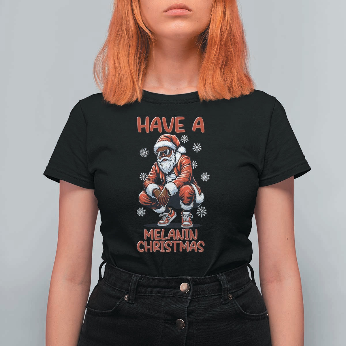 Have A Melanin Christmas T Shirt For Women Black Pride Xmas Gift - Wonder Print Shop