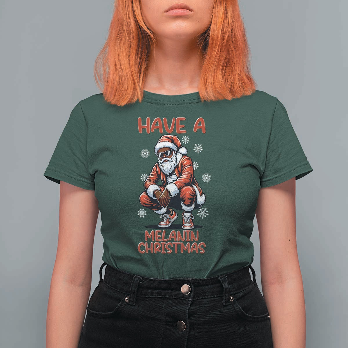 Have A Melanin Christmas T Shirt For Women Black Pride Xmas Gift - Wonder Print Shop
