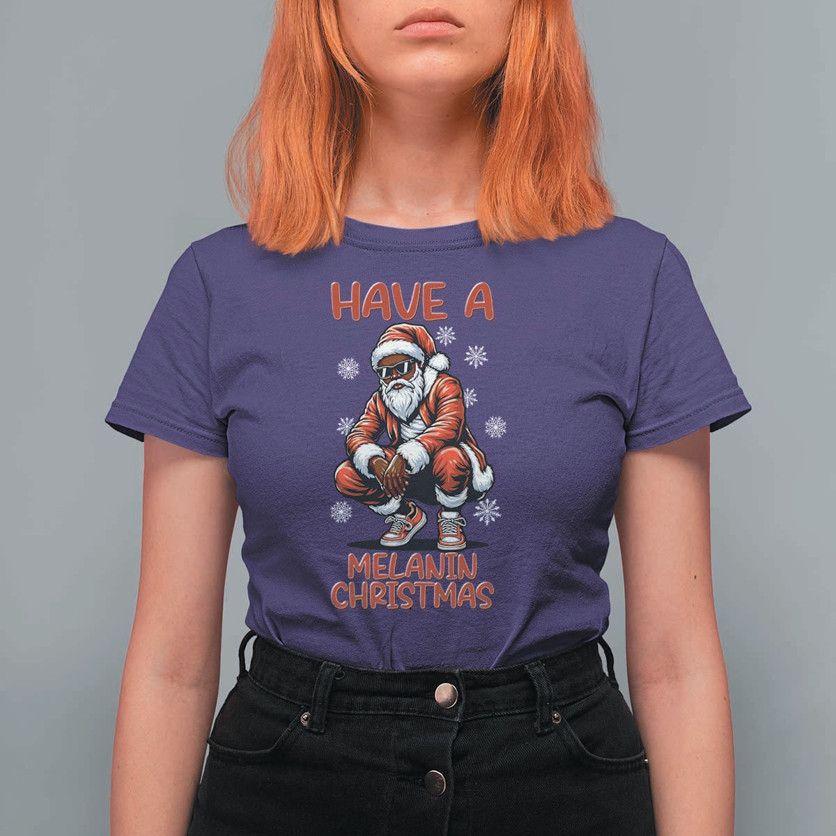 Have A Melanin Christmas T Shirt For Women Black Pride Xmas Gift - Wonder Print Shop