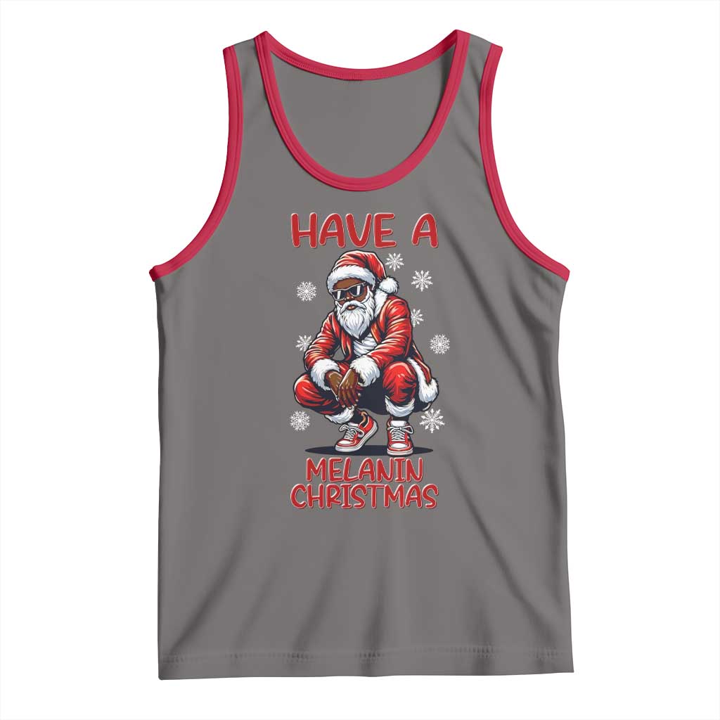 Have A Melanin Christmas Tank Top Black Pride Xmas Gift - Wonder Print Shop
