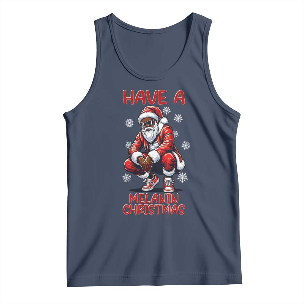 Have A Melanin Christmas Tank Top Black Pride Xmas Gift - Wonder Print Shop