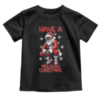 Have A Melanin Christmas Toddler T Shirt Black Pride Xmas Gift - Wonder Print Shop