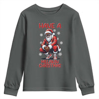 Have A Melanin Christmas Youth Sweatshirt Black Pride Xmas Gift - Wonder Print Shop