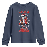 Have A Melanin Christmas Youth Sweatshirt Black Pride Xmas Gift - Wonder Print Shop