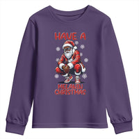 Have A Melanin Christmas Youth Sweatshirt Black Pride Xmas Gift - Wonder Print Shop