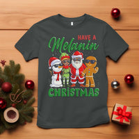 Have A Melanin Christmas T Shirt Black Family African American Xmas Gift - Wonder Print Shop
