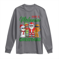 Have A Melanin Christmas Long Sleeve Shirt Black Family African American Xmas Gift - Wonder Print Shop
