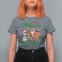 Have A Melanin Christmas T Shirt For Women Black Family African American Xmas Gift - Wonder Print Shop