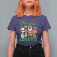 Have A Melanin Christmas T Shirt For Women Black Family African American Xmas Gift - Wonder Print Shop