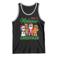 Have A Melanin Christmas Tank Top Black Family African American Xmas Gift - Wonder Print Shop