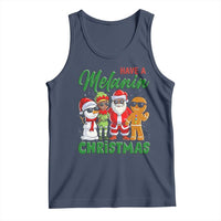 Have A Melanin Christmas Tank Top Black Family African American Xmas Gift - Wonder Print Shop
