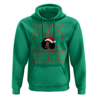 Have A Melanin Christmas Hoodie Cute Black Santa Girl Ugly Xmas - Wonder Print Shop
