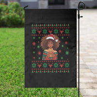 Black Queen Christmas Garden Flag African American Girl Black Pride - Wonder Print Shop