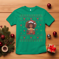 Black Queen Christmas T Shirt African American Girl Black Pride - Wonder Print Shop
