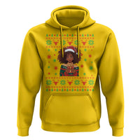 Black Queen Christmas Hoodie African American Girl Black Pride - Wonder Print Shop