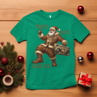 They Not Like Us T Shirt Funny Christmas Black Santa Claus - Wonder Print Shop