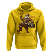 They Not Like Us Hoodie Funny Christmas Black Santa Claus - Wonder Print Shop