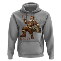 They Not Like Us Hoodie Funny Christmas Black Santa Claus - Wonder Print Shop