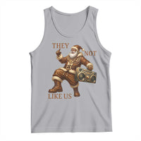 They Not Like Us Tank Top Funny Christmas Black Santa Claus - Wonder Print Shop