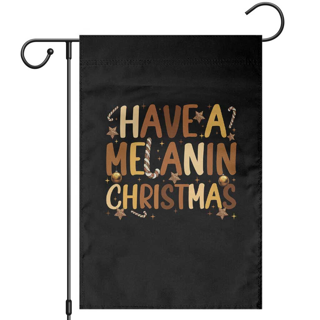 Funny Black Pride Have A Melanin Christmas Garden Flag Culture Gift - Wonder Print Shop