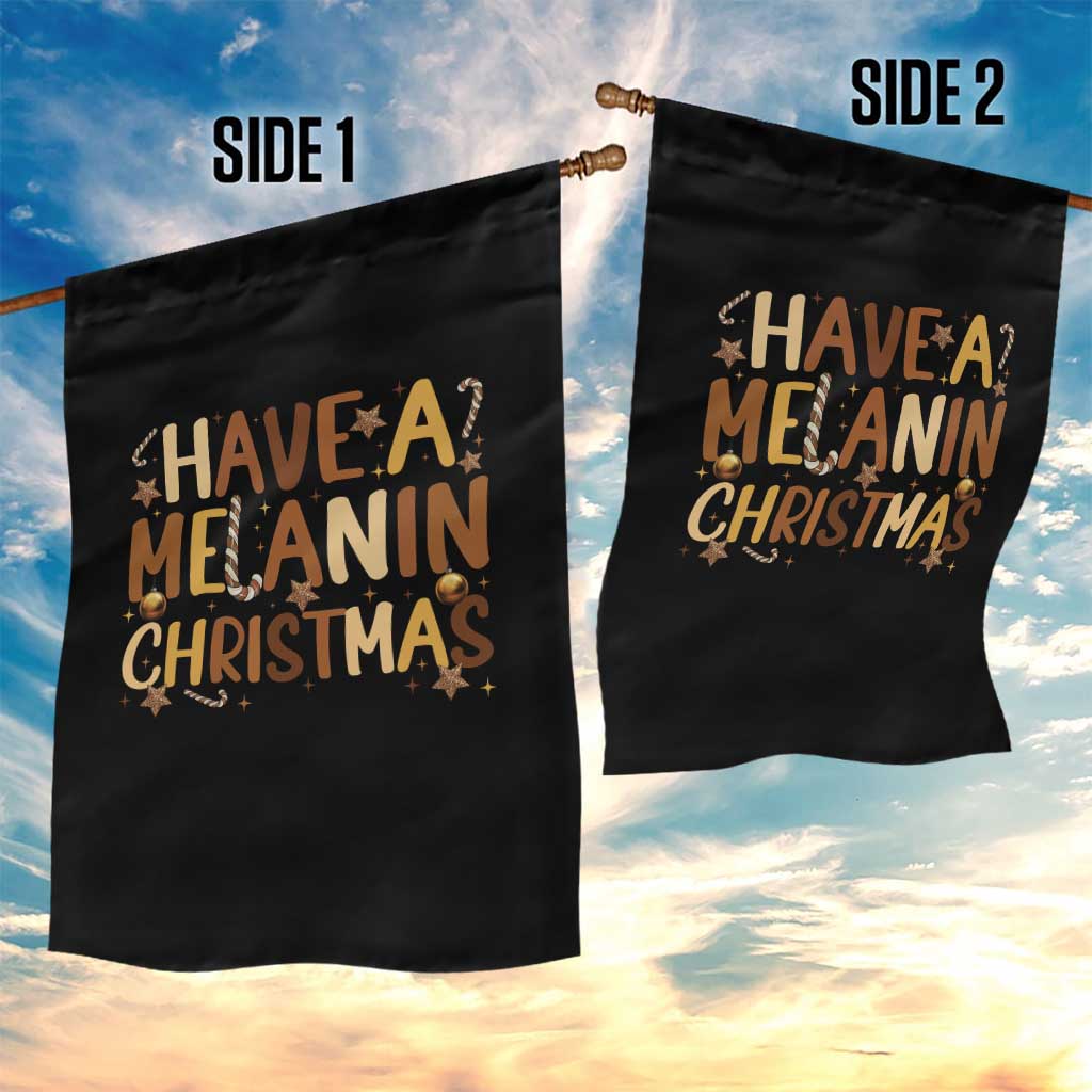 Funny Black Pride Have A Melanin Christmas Garden Flag Culture Gift - Wonder Print Shop