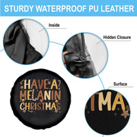 Funny Black Pride Have A Melanin Christmas Spare Tire Cover Culture Gift - Wonder Print Shop