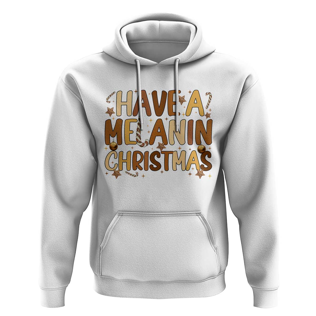 Funny Black Pride Have A Melanin Christmas Hoodie Culture Gift - Wonder Print Shop