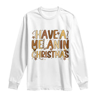 Funny Black Pride Have A Melanin Christmas Long Sleeve Shirt Culture Gift - Wonder Print Shop