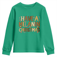 Funny Black Pride Have A Melanin Christmas Youth Sweatshirt Culture Gift - Wonder Print Shop