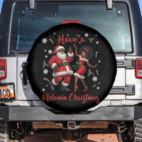 Have A Melanin Christmas Spare Tire Cover Funny Dancing Santa And Mrs Claus Culture Gift - Wonder Print Shop