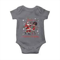 Have A Melanin Christmas Baby Onesie Funny Dancing Santa And Mrs Claus Culture Gift - Wonder Print Shop