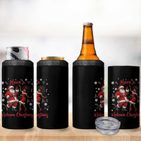 Have A Melanin Christmas 4 in 1 Can Cooler Tumbler Funny Dancing Santa And Mrs Claus Culture Gift - Wonder Print Shop