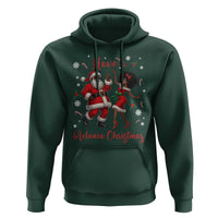 Have A Melanin Christmas Hoodie Funny Dancing Santa And Mrs Claus Culture Gift - Wonder Print Shop