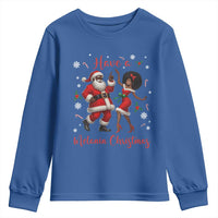 Have A Melanin Christmas Youth Sweatshirt Funny Dancing Santa And Mrs Claus Culture Gift - Wonder Print Shop