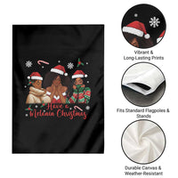 Have A Melanin Christmas Garden Flag Black Girl Xmas Gift - Wonder Print Shop