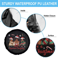 Have A Melanin Christmas Spare Tire Cover Black Girl Xmas Gift - Wonder Print Shop