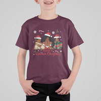 Have A Melanin Christmas T Shirt For Kid Black Girl Xmas Gift - Wonder Print Shop