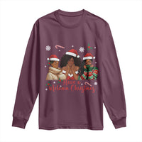 Have A Melanin Christmas Long Sleeve Shirt Black Girl Xmas Gift - Wonder Print Shop