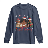 Have A Melanin Christmas Long Sleeve Shirt Black Girl Xmas Gift - Wonder Print Shop